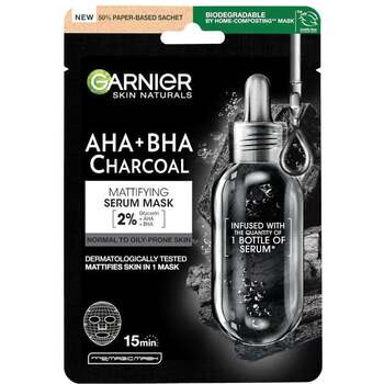 Pure Charcoal Skin Naturals Black Tissue Mask - Čierna textilná maska